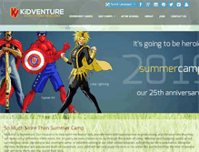 Tablet Screenshot of kidventure.com